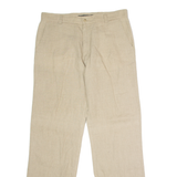 DOCKLAND Mens Trousers Beige Regular Straight W36 L32