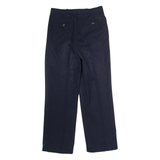 SCHULER Uniform Mens Trousers Blue Regular Straight Wool W28 L29