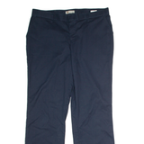DICKIES Workwear Womens Trousers Blue Regular Straight W36 L32