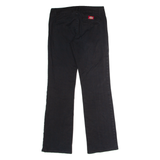 DICKIES Workwear Womens Trousers Black Regular Flared W30 L32