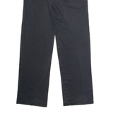 DICKIES Workwear Mens Twill Trousers Black Slim Straight W30 L30