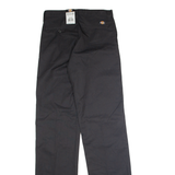 DICKIES Workwear Mens Trousers Black Regular Straight W30 L39