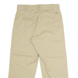 DICKIES Workwear Mens Twill Trousers Beige Regular Straight W32 L25
