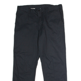 DICKIES Workwear Mens Trousers Black Regular Straight W36 L30