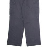DICKIES Workwear Cargo Mens Twill Trousers Blue Regular Straight W36 L32