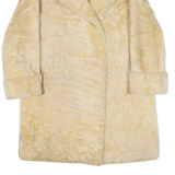 PANTHER Womens Overcoat Coat Beige M