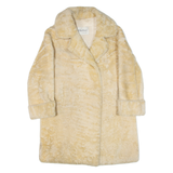 PANTHER Womens Overcoat Coat Beige M