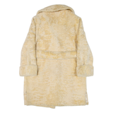 PANTHER Womens Overcoat Coat Beige M