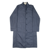 Womens Overcoat Coat Blue M