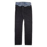 MNMI Mens Jeans Blue Slim Straight W32 L35