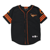 Age 8-9 Baltimore Orioles Adidas MLB Jersey - Medium Black Polyester