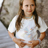 Embroidered Firebird Graphic Tee