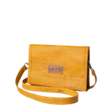 Night Vegan Crossbody Bag yellow cork