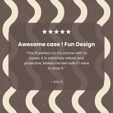 Chocolate Brown Latte Waves Samsung Galaxy S23 Case