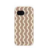 Chocolate Brown Latte Waves Google Pixel 9a Case