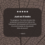 Chocolate Brown Leaf Veins iPhone Air Case