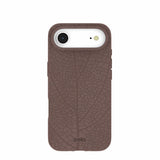 Chocolate Brown Leaf Veins iPhone Air Case