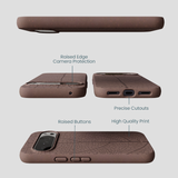 Chocolate Brown Leaf Veins Google Pixel 10 Pro XL Case