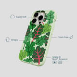 Sage Green Leafy Greens iPhone 14 Pro Case