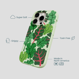 Sage Green Leafy Greens iPhone 15 Pro Case