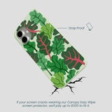 Sage Green Leafy Greens iPhone 16 Plus Case