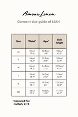 Leah wide linen pants with slits in White