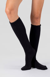 LECHERY® SCRUNCH SLOUCHY SOCKS • BLACK