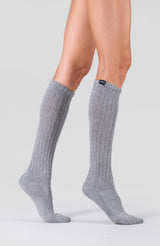 LECHERY® SCRUNCH SLOUCHY SOCKS • GREY