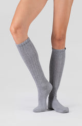 LECHERY® SCRUNCH SLOUCHY SOCKS • GREY