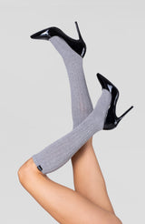 LECHERY® SCRUNCH SLOUCHY SOCKS • GREY
