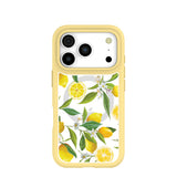 Clear Lemon Bloom iPhone 17 Pro Case With Sunbeam Ridge (MagSafe included)