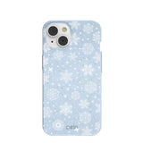 Powder Blue Let it Snow iPhone 14/16e Case