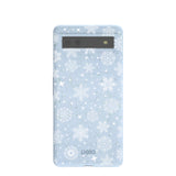 Powder Blue Let it Snow Google Pixel 6a Case