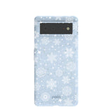 Powder Blue Let it Snow Google Pixel 6 Case