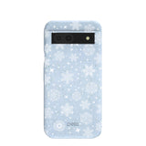 Powder Blue Let it Snow Google Pixel 8a Case