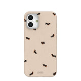Seashell Lil Dachshunds iPhone 16 Plus Case