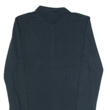 POLO RALPH LAUREN Skinny Mens Polo Shirt Black Long Sleeve XL