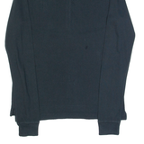 POLO RALPH LAUREN Skinny Mens Polo Shirt Black Long Sleeve XL