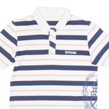 REEBOK Mens Polo Shirt White Colourblock XL