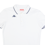 KAPPA Mens Polo Shirt White M