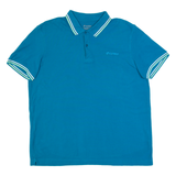 LOTO Mens Polo Shirt Blue 2XL