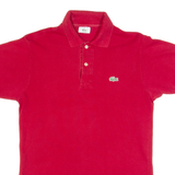 LACOSTE Mens Polo Shirt Red S