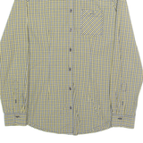 MARC O'POLO Mens Shirt Green Check Long Sleeve XS