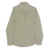 MARC O'POLO Mens Shirt Green Check Long Sleeve XS