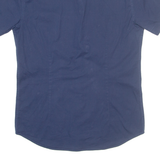 TOMMY HILFIGER Slim Fit Womens Plain Shirt Blue L