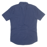 TOMMY HILFIGER Slim Fit Womens Plain Shirt Blue L