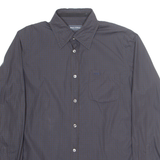 MARC O'POLO Mens Plain Shirt Black Long Sleeve M