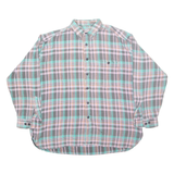 GARRY Mens Shirt Grey Check Long Sleeve XL