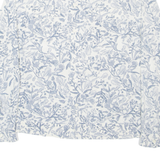 GANT Mens Hawaiian Shirt Grey Floral Long Sleeve M