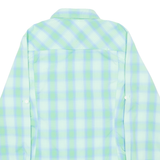 THE NORTH FACE Womens Shirt Green Check Long Sleeve XS